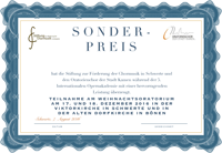 Unser Sonderpreis 2016